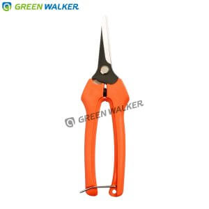 Trimming scissors with long straight blades made in Taiwan.